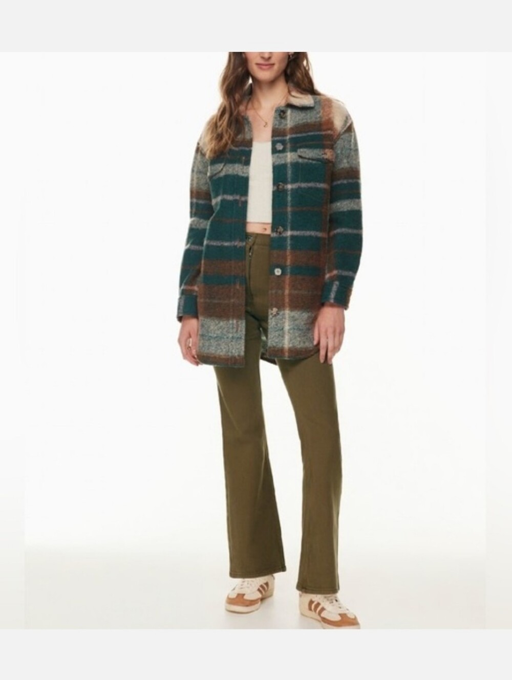 Wilfred Free The Ganna Wool Blend Button Down Jacket